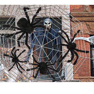 Jahmaine Halloween Spider Decorative Accent