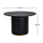 Urbina Modern 5-Piece Dining Table Set With Upholstered Armchairs & Pedestal Base-125811057