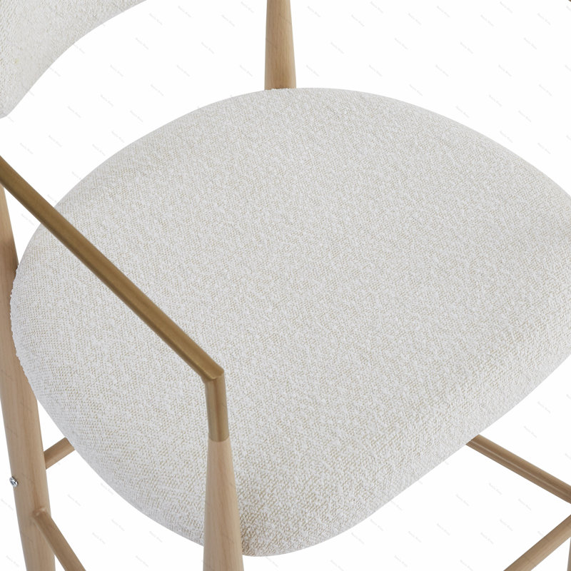 Tabouret de bar (ensemble de 2), Naturel, Beige