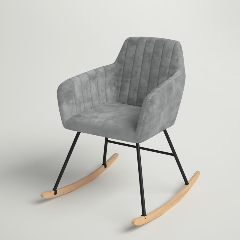 Abeyta Rocking Chair, Grey