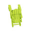 Chaise Adirondack pliante en PEHD Shawnna-86794599