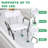 Shower Chair Seat For Senior Up To 350Lb Capacity With Padded Armrests For Bathtub Slip Resistant Shower Seat
