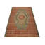 Wool Floral Area Rug in Pink/Green