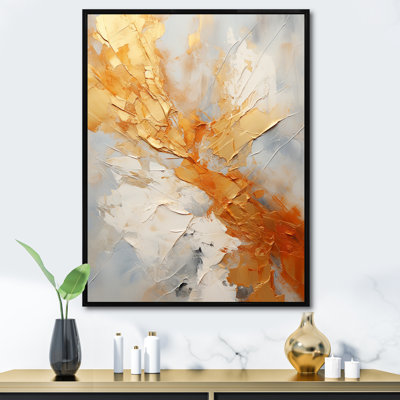 " Gold White Champagne Sunrise Spirals "