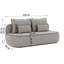 Vero 3 Seater Convertible Fabric Sofa Bed with Storage-135917275