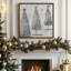 «Festive Silver Trees», reproduction sur toile-11216391-11216895