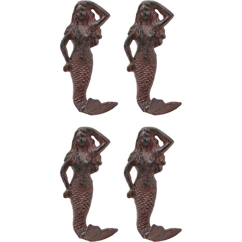 Ensemble de 4 figurines Clairvaux, Rouge rustique