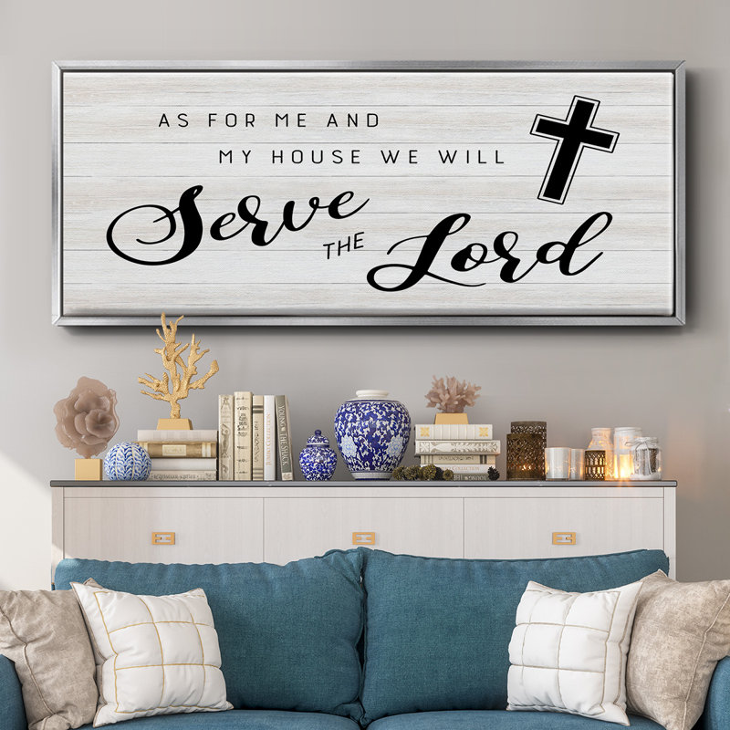 Serve the Lord - Toile encadrée
