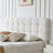 Gaillarde Arcadia Hydraulic Lift Up Storage Upholstered Platform Bed,Boucle White,Full-804832957-804832946