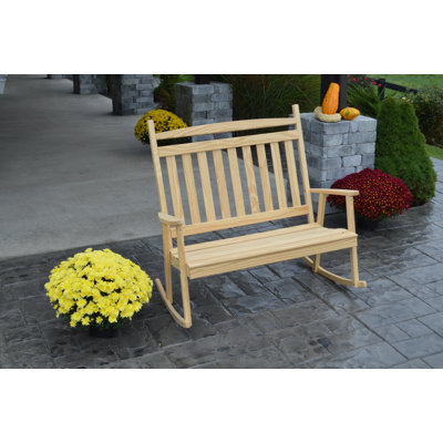 Austyn Classic Porch Rocking Bench by Loon Peak