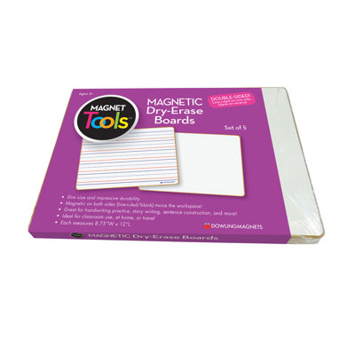 Magnetic Dry-Erase Lined & Blank Board
