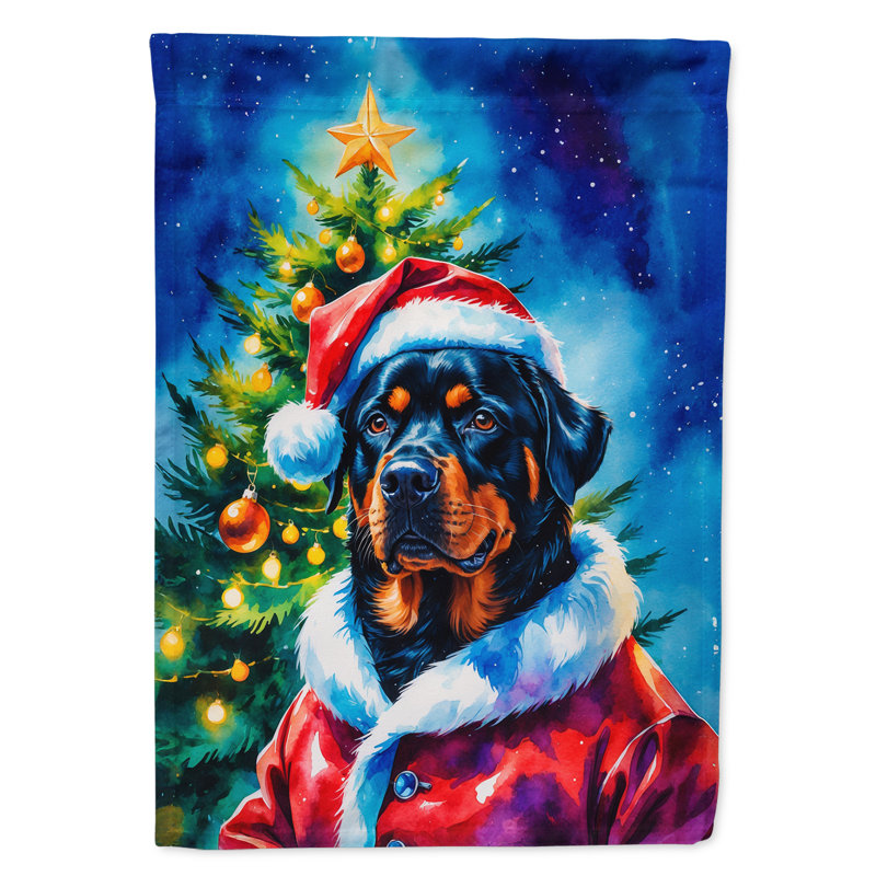 Drapeau de jardin Doberman Pinscher, Rottweiler