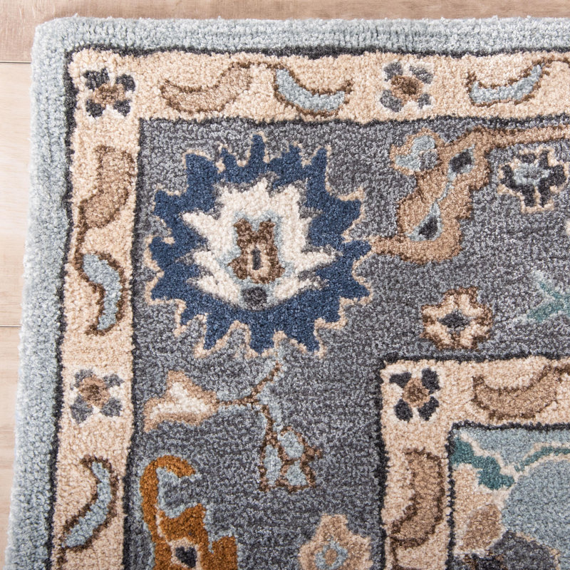 Tapis en laine / touffeté à la main Tencel, Rectangle 8 pi 9 po x 9 pi 11 po