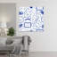 Impression d'art mural nautique abstrait-129772087