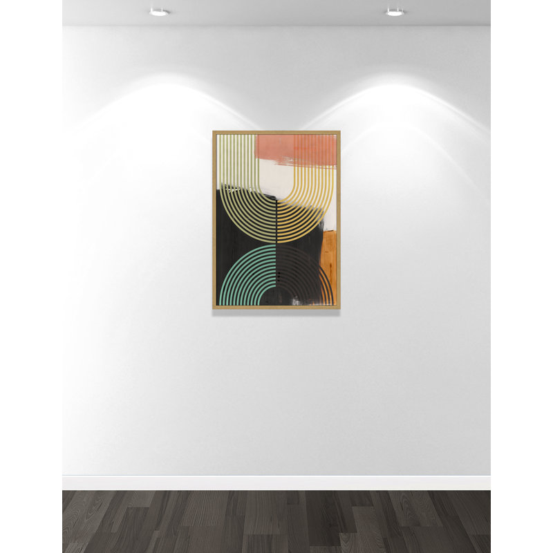 «Bolded II» par Isabelle Z, L 25,5 po x H 35,5 po, Grain de bois naturel, Impression encadrée