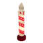 Bougie de Noël pré-illuminée DEL Fraser Hill Farm de 1 m (3,3 pi) avec moule à souffler et motif flocon de neige