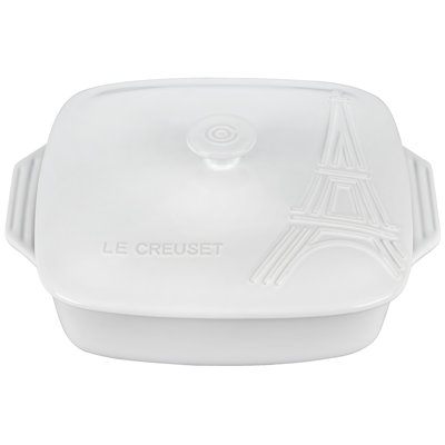 Le Creuset Stoneware Square Casserole with Lid