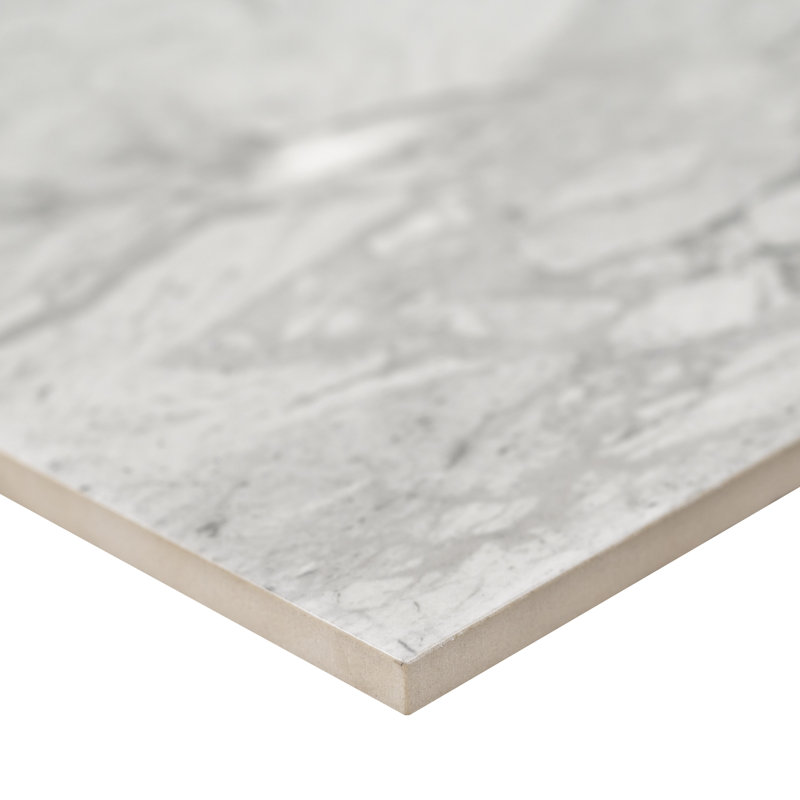Carrelage mural en porcelaine polie 12 po x 24 po Zola, Stratus Griya