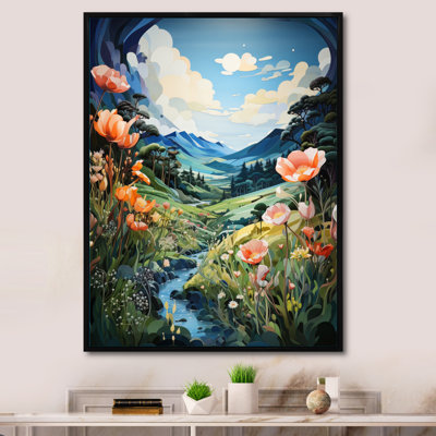 "Abstract Collages", art mural sur toile
