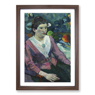 Portrait of a Woman by Paul Gauguin - Picture Frame Painting