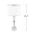Willis Modern 26.2" Gold/Clear Standard Table Lamp