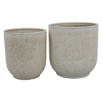 Ensemble de 2 pots à fleurs Lyna