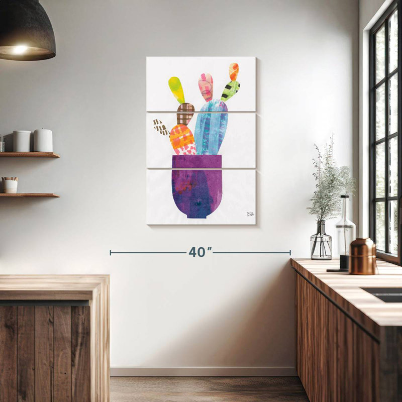 Harnek Collage Cactus II, H 38 po x l 24 po