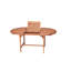 Adalmiina Oval Extendable Outdoor Dining Table - 170 cm W 100 cm D