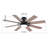 52" 8-blade Flush Mount Ceiling Fan  With Lights Remote Modern 3 Colors 6 Speeds -494076729