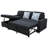 Boukje Flannelette 2-Piece Couch Living Room Sofabed-2101600550