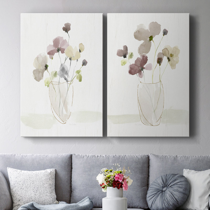 Choisissez la toile tendue I-Premium Gallery de Happy Bouquet - Prêt à accrocher, H 36 po x l 48 po