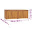 Marlow Home Co. Groover 59.1cm W Water Resistant Teak Solid Wood Deck Box in Brown