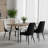 Calume Dining Side Chair – Modern Upholstered Dining Chair with High Back, Diamond Stitching, and Solid Oak Wood Legs, Ergonomic Kitchen & Dining Room Chair-308049307-308049306