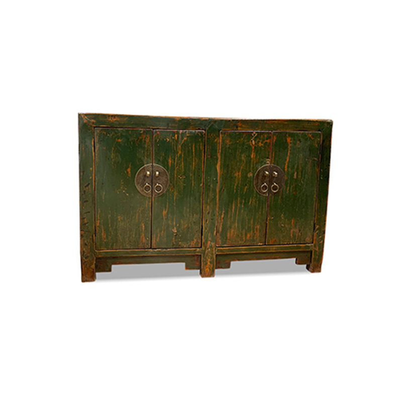 Distressed Green Sideboard