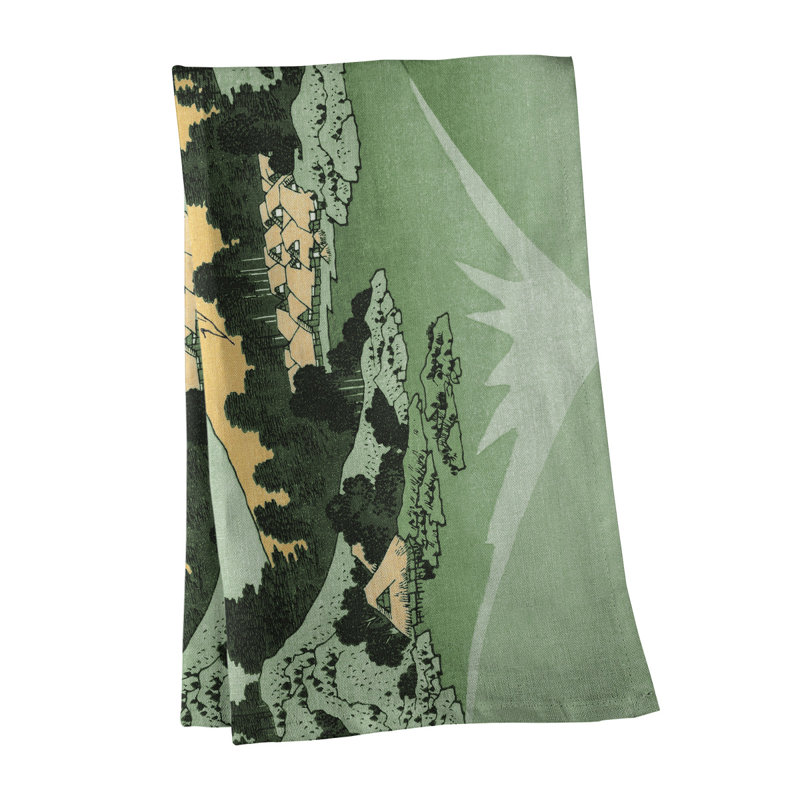 Hague Tea Towel Kitchen Towel, Cotton Twill, Dark Green