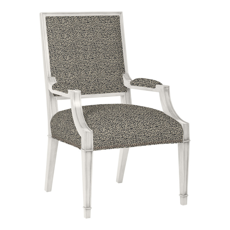 Michael Weiss Leighton Arm Chair, Casa Blanca, Callaloo Cotton, Yes