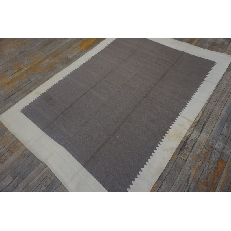 Minimalist Antique Native American Navajo Rio Grande Rug