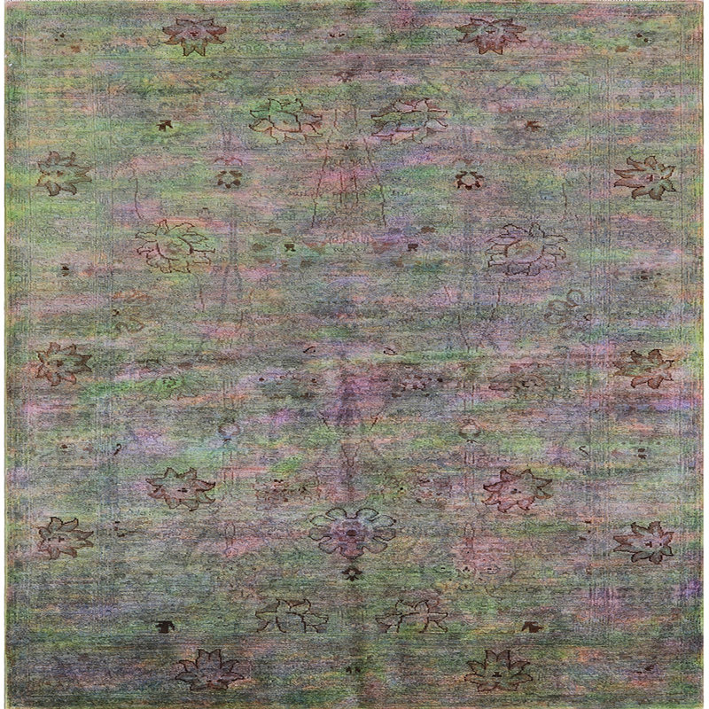 Oriental Indoor Rug, Square 3'