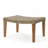 HAMPTON WOOD + WICKER OTTOMAN