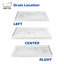 Base de douche rectangulaire 32 po x 60 po en acrylique blanc avec bonde gauche et plateau antidérapant pour salle de bain-130072415