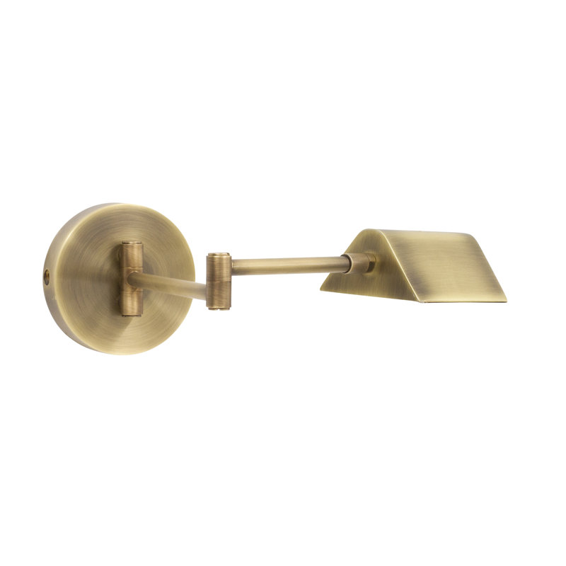 Delta Dimmable Wall Mounted Picture Light, Antique Brass