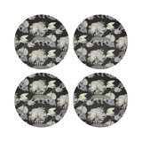 Leopard Walk Pebble 16" Vinyl Placemat