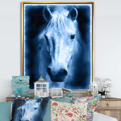 Cheval de ferme VII-reproduction d’art sur toile