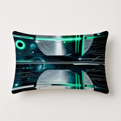Zenith Thread Indoor And Outdoor Throw Pillow