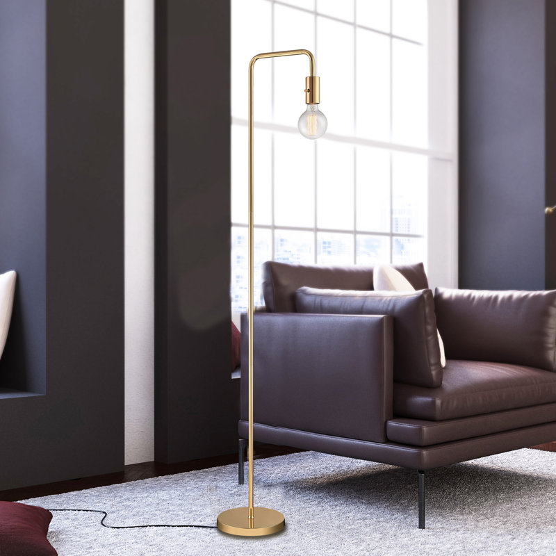 Lampe sur pied 61,5 po Ayseni, Or