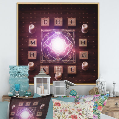 «Sahasrara Seal Crown Chakra», reproduction sur toile