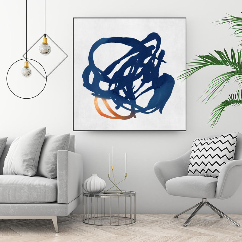«Luminous Orange II» par PI Studio, reproduction sur toile flottante, H 30 po x l 30 po