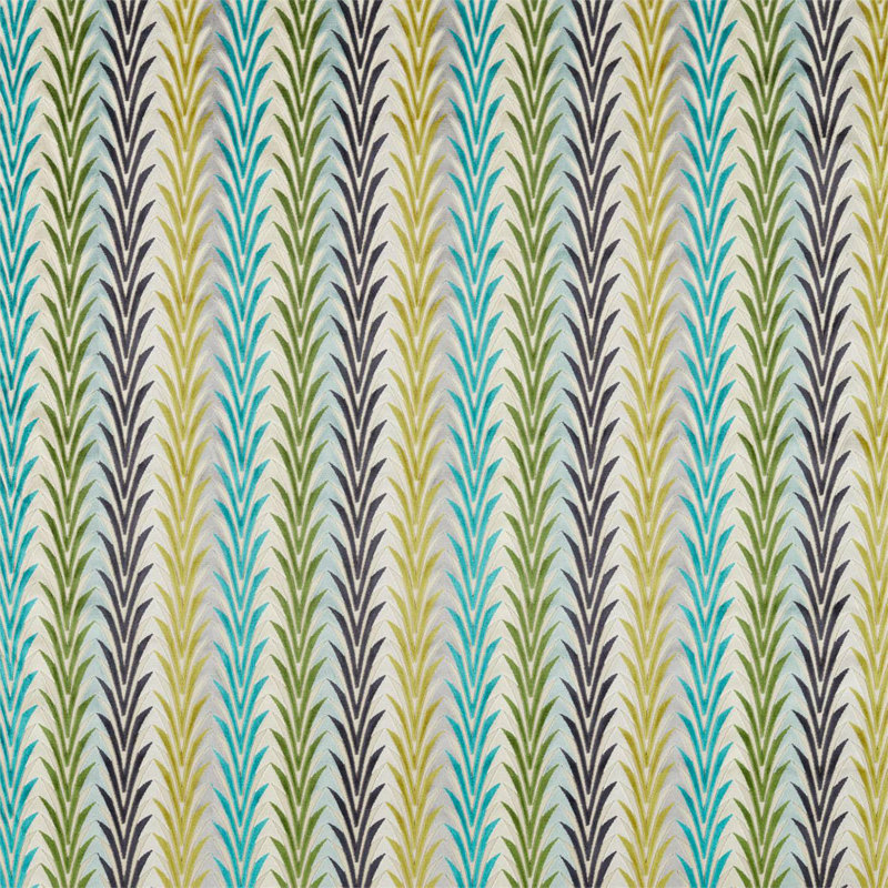 Velika Fabric, Ink/Zest/Marine