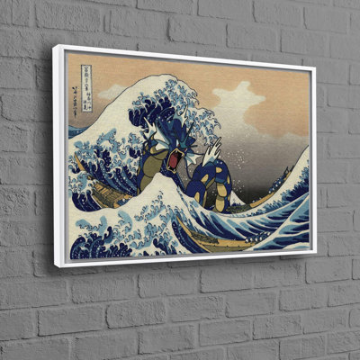 Personalized Wave off Kanagawa 3D Cotton Canvas Artwork Ideal for Wedding Decor Displaying the Iconic Great Wave Japanese Art Theme