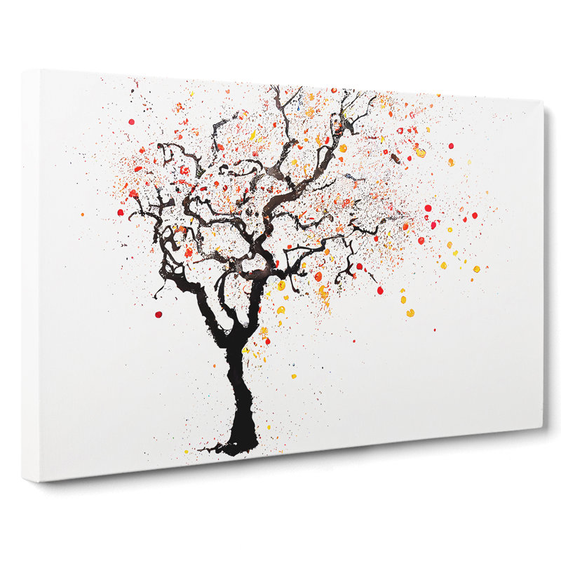 Gentle Tree - Wrapped Canvas Painting, 35cm H x 50cm W x 3cm D
